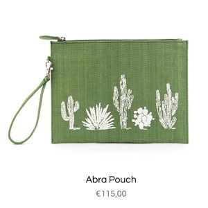 Gustoko Lisbon Abra hand stiched clutch/pouch 28 × 21 × 1.5 cm